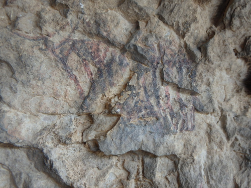 Petroglyphs at Cueva Remigia, Spain.